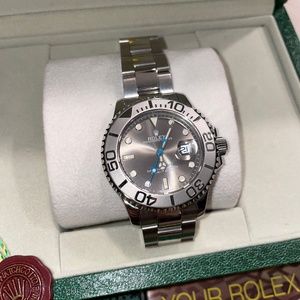 Rolex 40mm Oyster Perpetual Date Yacht-Master Watch Slate 116622